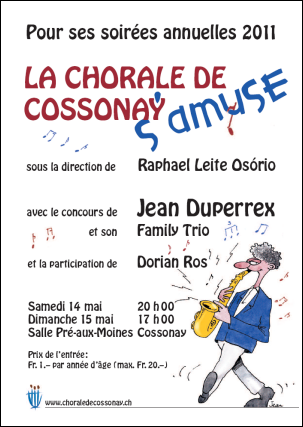 La Chorale de Cossonay s'amuse